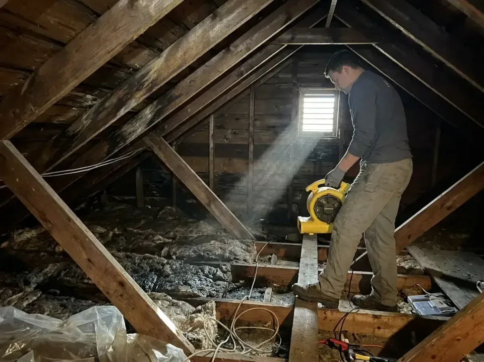 attic-water-damage-drying-proc-007 — frequently asked questions, Emergency Water Extraction & 24/7 Flood Response in Robins,…